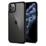 Dėklas guminis Spigen iPhone 12 Pro Max juodas (black)
